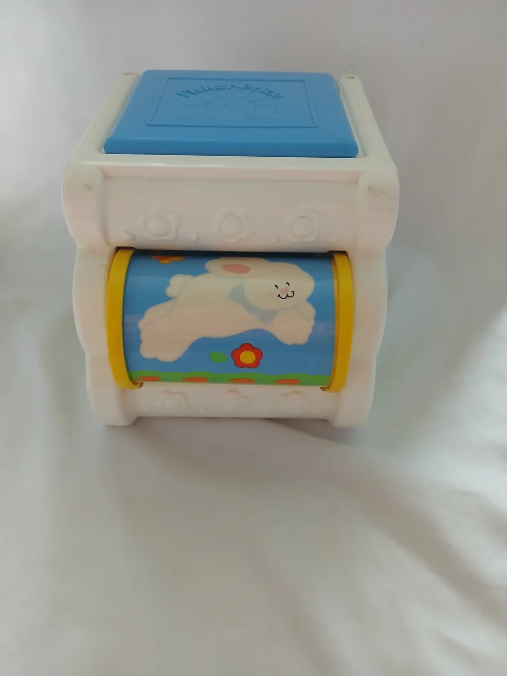 Fisher-Price Bunny Pop-Up Jack-in-the-Box Activity Toy MPN 1036 1989 Vintage